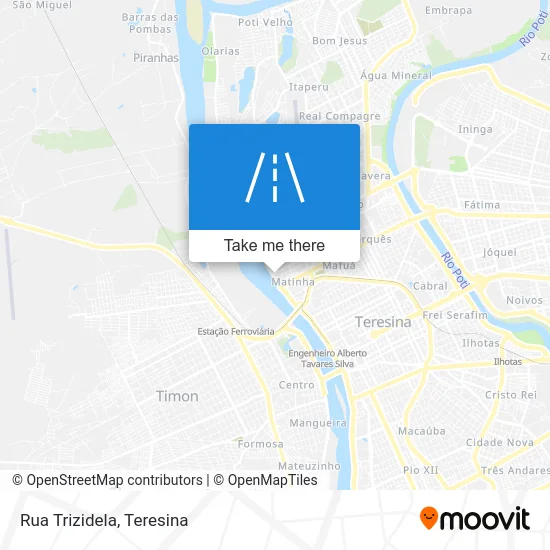 Rua Trizidela map