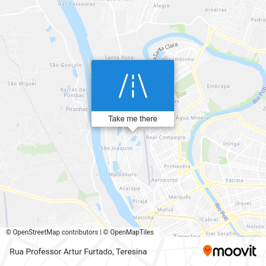Rua Professor Artur Furtado map