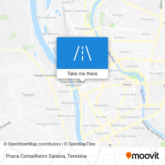 Praca Conselheiro Saraiva map