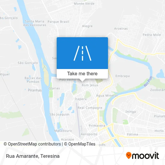 Rua Amarante map