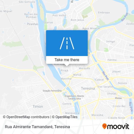 Rua Almirante Tamandaré map