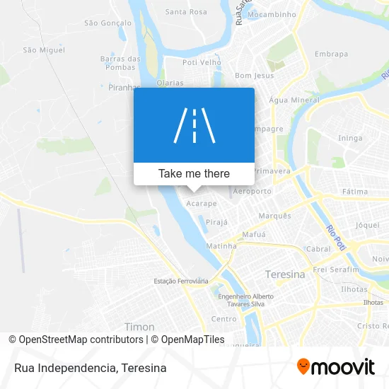 Rua Independencia map