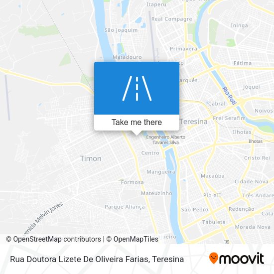 Rua Doutora Lizete De Oliveira Farias map
