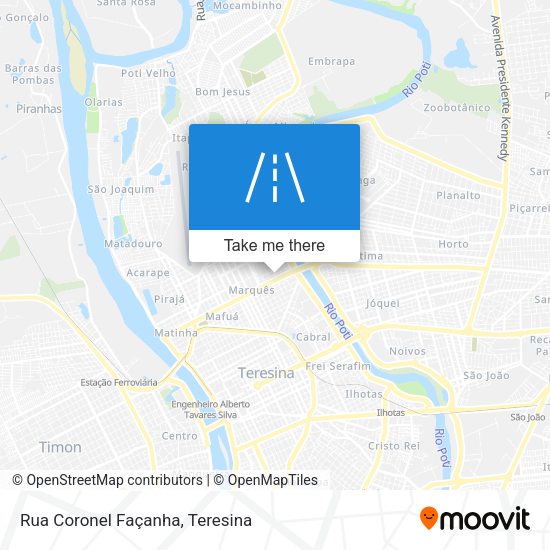Rua Coronel Façanha map