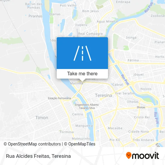 Rua Alcides Freitas map
