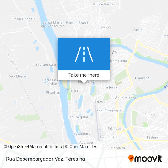 Rua Desembargador Vaz map