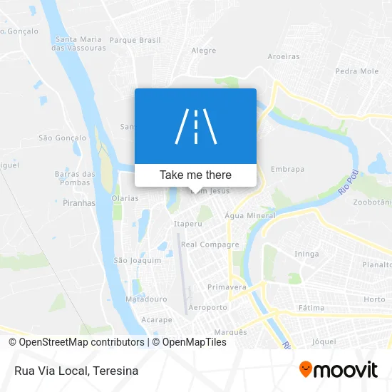 Rua Via Local map