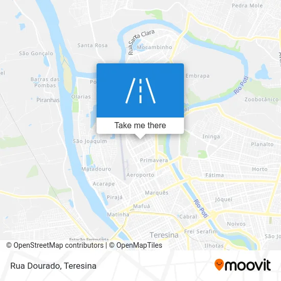 Rua Dourado map