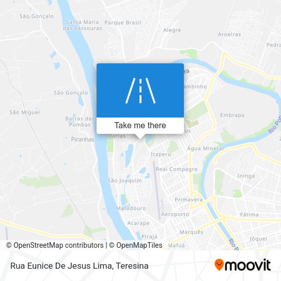 Rua Eunice De Jesus Lima map