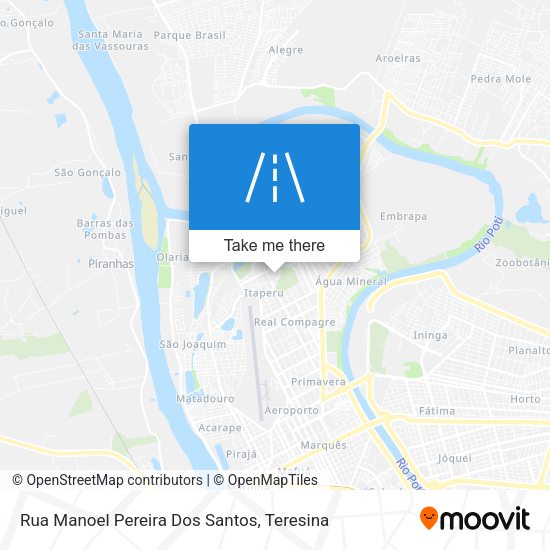 Rua Manoel Pereira Dos Santos map