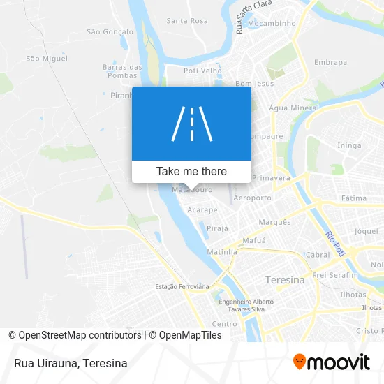 Rua Uirauna map