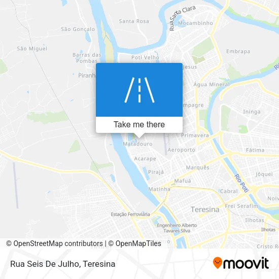 Rua Seis De Julho map