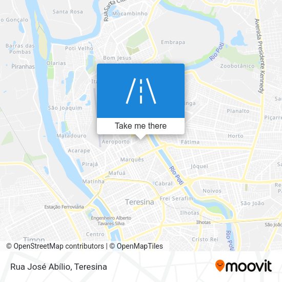 Rua José Abílio map