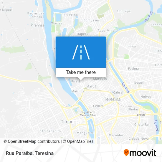Rua Paraíba map