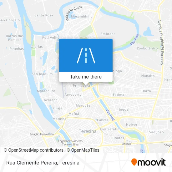 Rua Clemente Pereira map