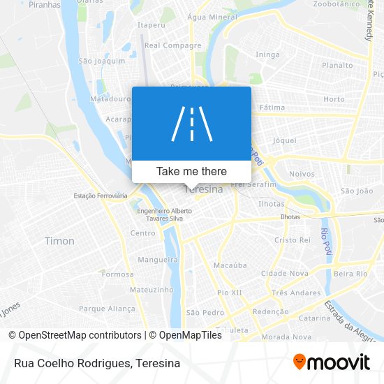 Rua Coelho Rodrigues map