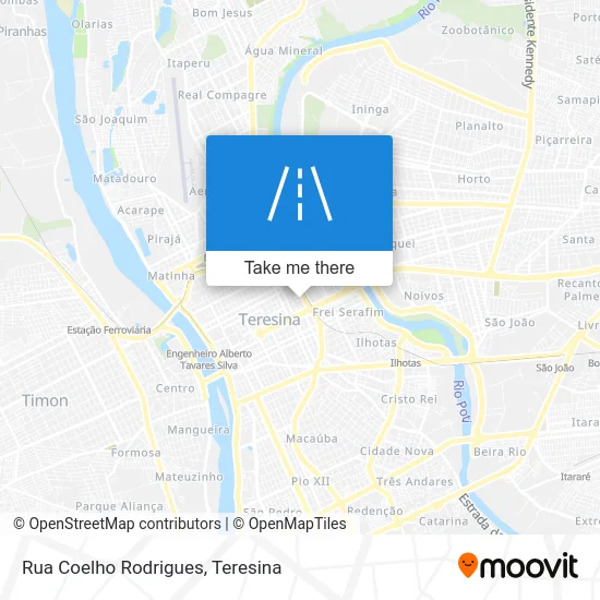 Rua Coelho Rodrigues map