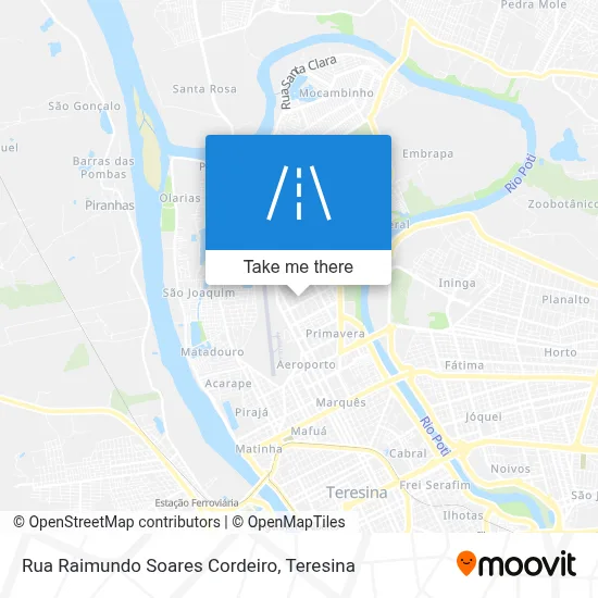 Rua Raimundo Soares Cordeiro map