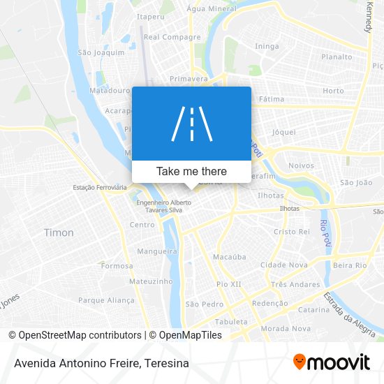 Avenida Antonino Freire map