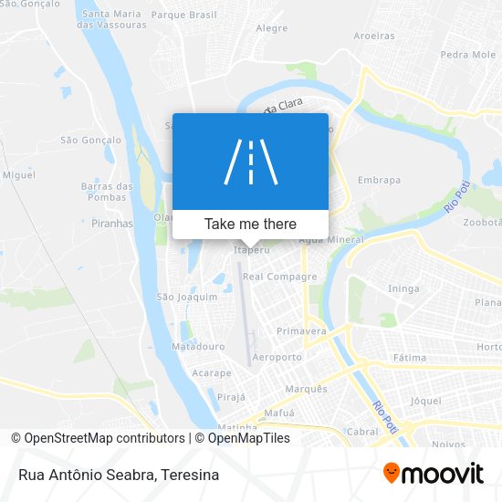 Rua Antônio Seabra map
