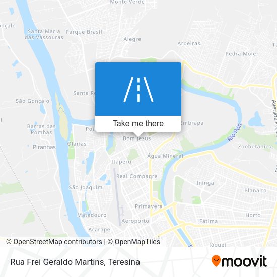 Rua Frei Geraldo Martins map