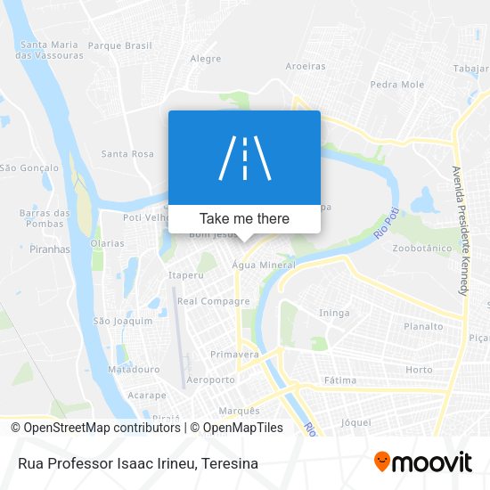 Rua Professor Isaac Irineu map