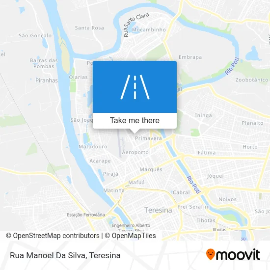 Rua Manoel Da Silva map