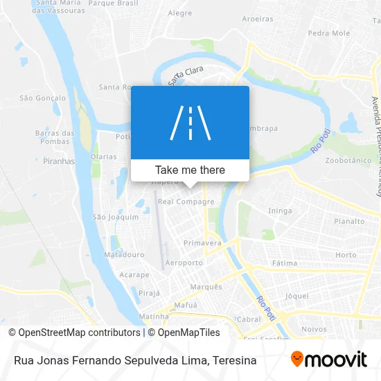 Rua Jonas Fernando Sepulveda Lima map