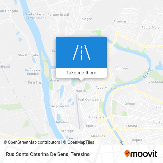 Rua Santa Catarina De Sena map
