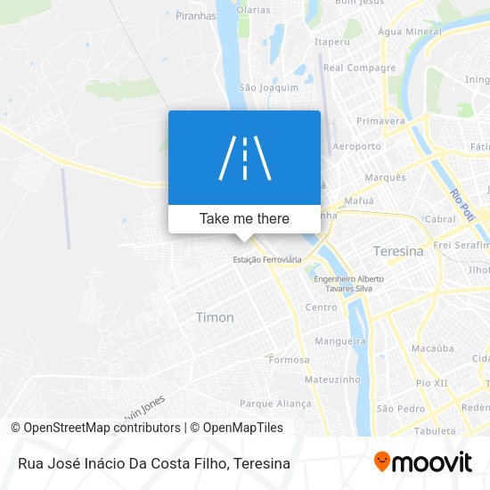 Rua José Inácio Da Costa Filho map