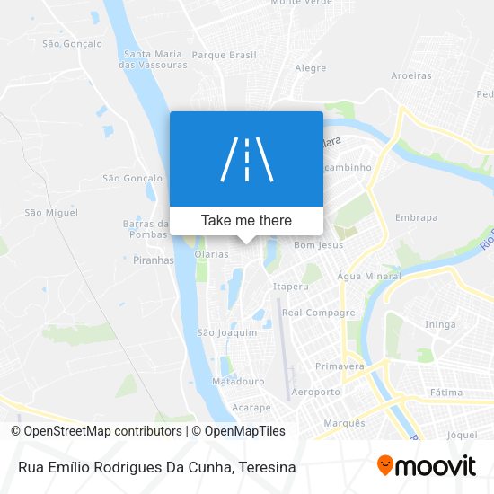 Rua Emílio Rodrigues Da Cunha map