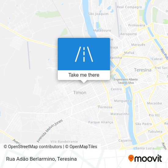 Rua Adão Berlarmino map