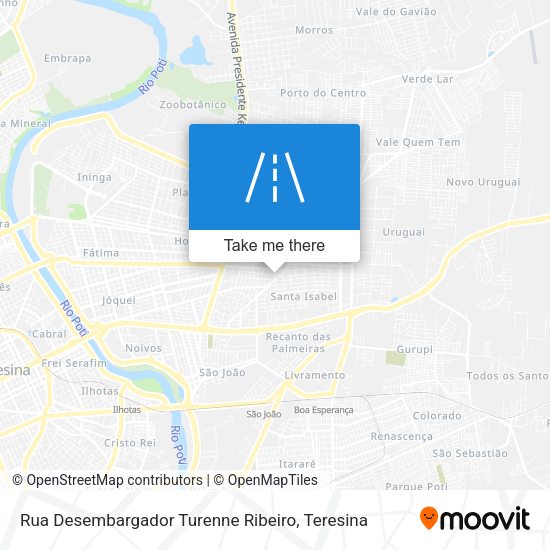 Rua Desembargador Turenne Ribeiro map