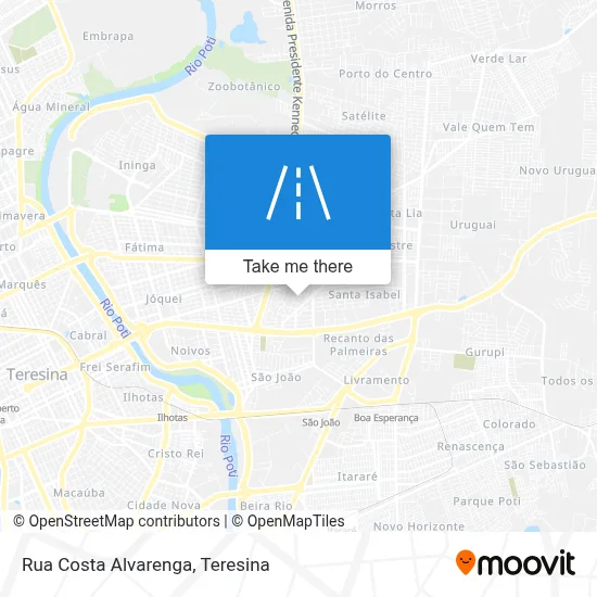 Rua Costa Alvarenga map