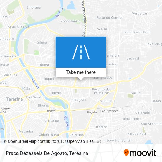 Praça Dezesseis De Agosto map