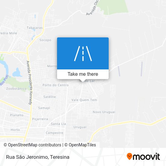 Rua São Jeronimo map