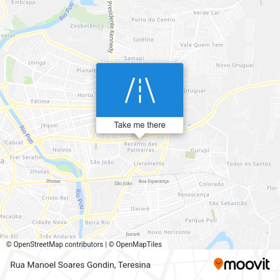 Rua Manoel Soares Gondin map