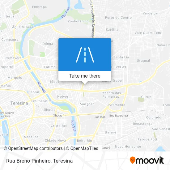 Rua Breno Pinheiro map