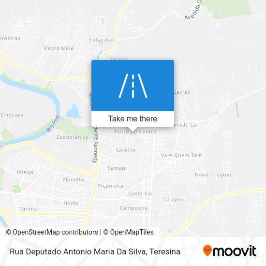 Rua Deputado Antonio Maria Da Silva map