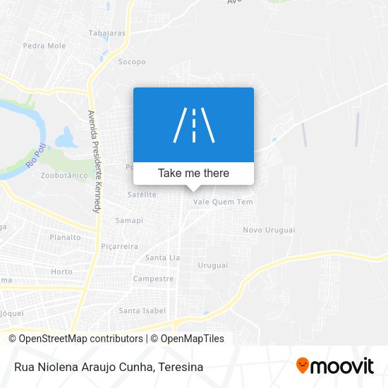 Rua Niolena Araujo Cunha map