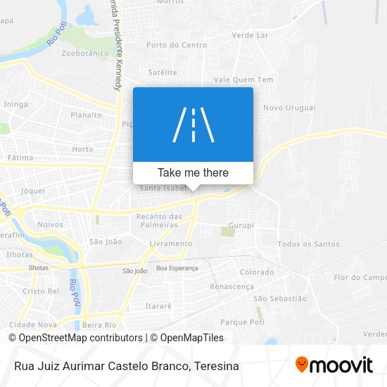 Rua Juiz Aurimar Castelo Branco map