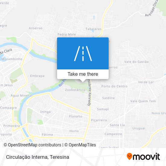 Circulação Interna map
