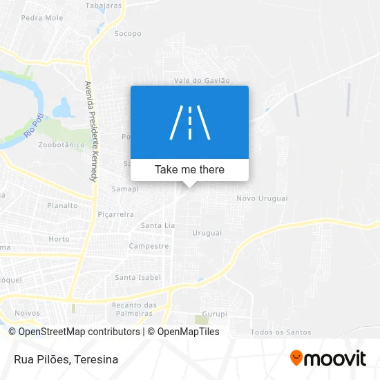Rua Pilões map