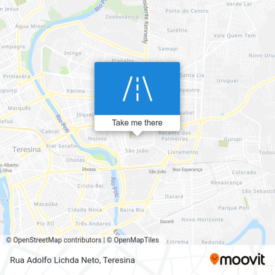 Rua Adolfo Lichda Neto map