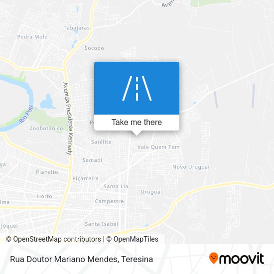 Rua Doutor Mariano Mendes map
