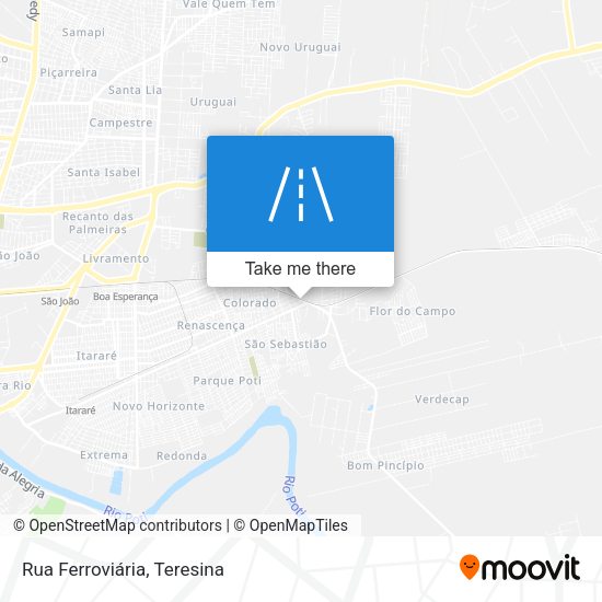Rua Ferroviária map