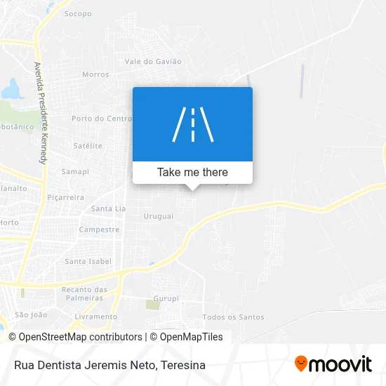 Rua Dentista Jeremis Neto map