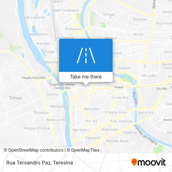 Rua Tersandro Paz map