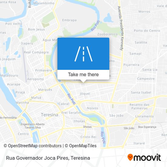 Rua Governador Joca Pires map