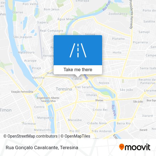 Rua Gonçalo Cavalcante map